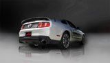Corsa 2011-2014 Ford Mustang GT/Boss 302 5.0L V8 Black Sport Axle-Back Exhaust CORSA Performance Axle Back  AXOPROS