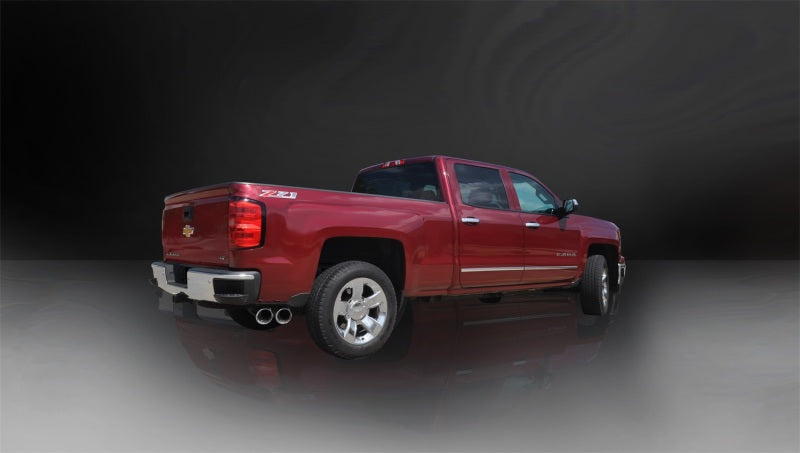Corsa 2014-19 Sierra/Silvrd 1500 Crew/Dbl / Short/Std. Bed 6.2L V8 Polished Sport Single SideCB Ext CORSA Performance Catback  AXOPROS