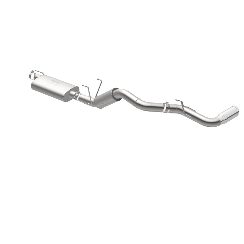 MagnaFlow Cat-Back, SS, 4in, Single Pass Side Rear Exit 5in Tip 14-15 Ram 2500 6.4L V8 CC LB/MC SB Magnaflow Catback  AXOPROS