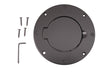 Rugged Ridge Non-Locking Gas Cap Door Black 97-06 Jeep Wrangler Rugged Ridge Fuel Caps  AXOPROS