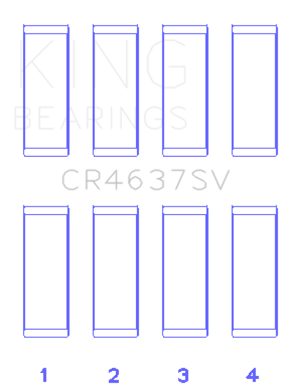King Audi BYT/CDNC/CCZD/CPSA Connecting Rod Bearing Set King Engine Bearings Bearings  AXOPROS