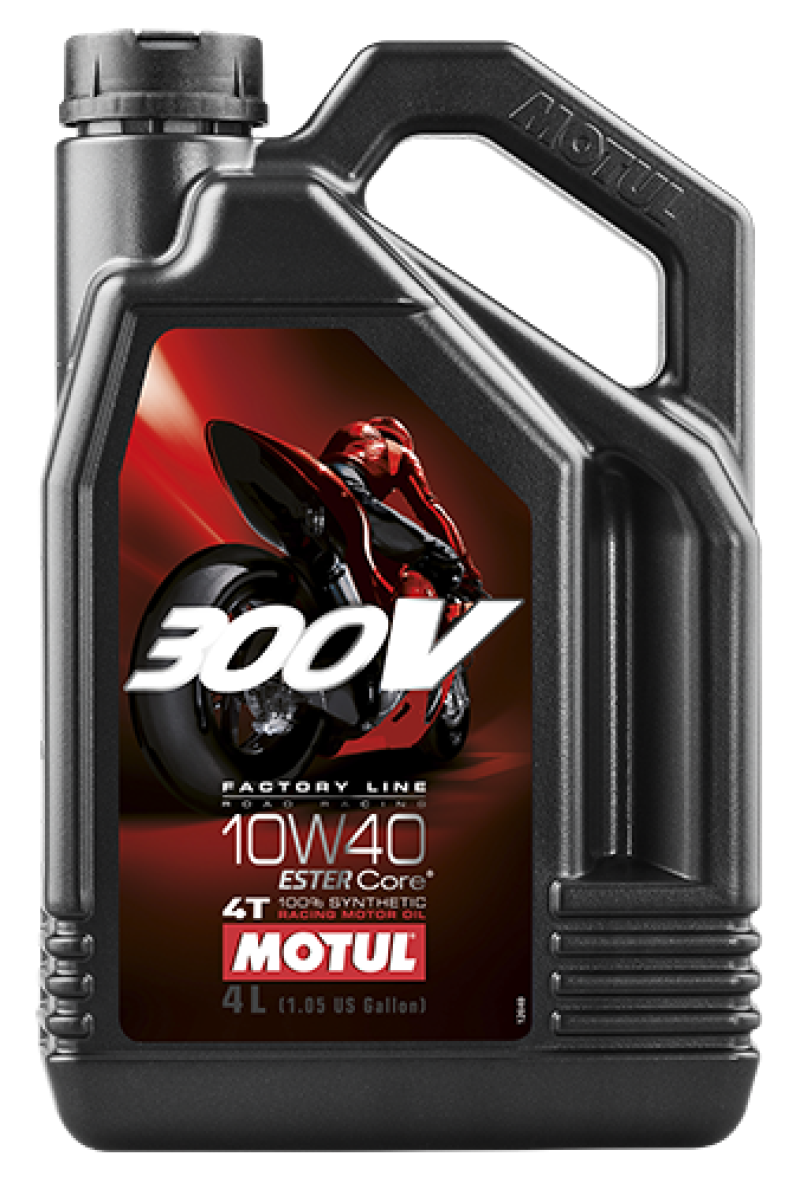 Motul 4L Synthetic-ester 300V Factory Line Road Racing 10W40 Motul Motor Oils  AXOPROS