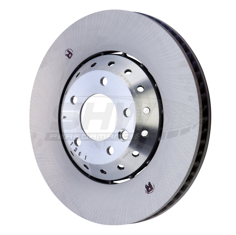 SHW 15-18 Porsche Cayenne GTS w/19in Wheel w/o Ceramics Right Frt Smooth LW Brake Rotor(95835140450) SHW Performance Brake Rotors - OE  AXOPROS