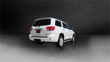 Corsa 2008-2017 Toyota Sequoia 5.7L V8 Touring Cat-Back Exhaust w/Black 4in Tip CORSA Performance Catback  AXOPROS