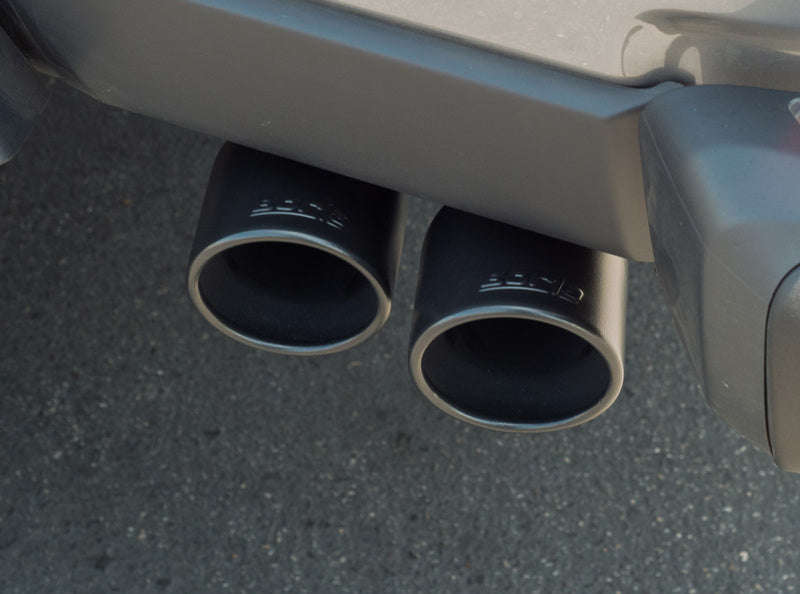 Borla 2020 Jeep Gladiator JT 3.6L V6 AT/MT AWD 2.75-2in ATAK Catback Ceramic Blk Tailpipe & Tips Borla Catback  AXOPROS