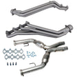 BBK 05-10 Ford Mustang GT 1 5/8 Long Tube Headers w/High Flow Catted X-Pipe (Ti Ceramic) BBK Headers & Manifolds  AXOPROS