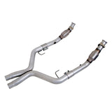 BBK 05-10 Mustang 4.6 GT High Flow X Pipe With Catalytic Converters - 2-3/4 BBK Catback  AXOPROS