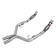 BBK 05-10 Mustang 4.6 GT High Flow X Pipe With Catalytic Converters - 2-3/4 BBK Catback  AXOPROS