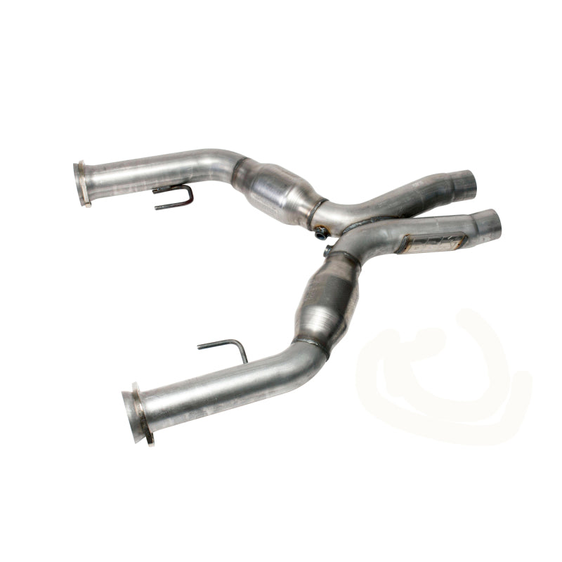 BBK 05-10 Mustang 4.6 Short Mid X Pipe With Catalytic Converters 2-3/4 For BBK Long Tube Headers BBK X Pipes  AXOPROS