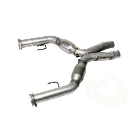 BBK 05-10 Mustang 4.6 Short Mid X Pipe With Catalytic Converters 2-3/4 For BBK Long Tube Headers BBK X Pipes  AXOPROS