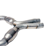 BBK 05-10 Mustang 4.6 Short Mid X Pipe With Catalytic Converters 2-3/4 For BBK Long Tube Headers BBK X Pipes  AXOPROS