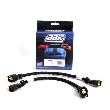 BBK 05-20 Dodge 4 Pin Square Style O2 Sensor Wire Harness Extensions 12 (pair) BBK Gauge Components  AXOPROS