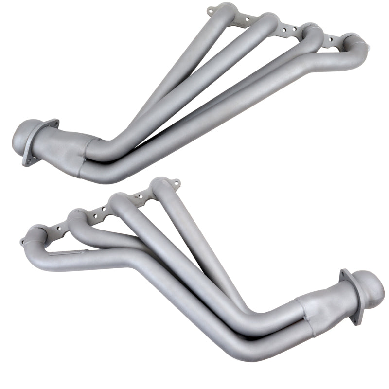 BBK 10-15 Camaro LS3 L99 Long Tube Exhaust Headers With Converters - 1-3/4 Chrome BBK Headers & Manifolds  AXOPROS