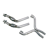 BBK 11-14 Mustang 3.7 V6 High Flow X Pipe With Catalytic Converters - 2-1/2 BBK Catback  AXOPROS