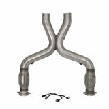 BBK 11-14 Mustang 5.0 Short Mid X Pipe With Catalytic Converters 3.0 For BBK Long Tube Headers BBK X Pipes  AXOPROS