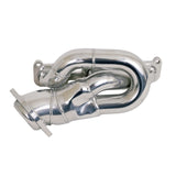BBK 11-15 Ford Mustang 3.7L Shorty Tuned Length Headers - 1-5/8 Silver Ceramic (CARB EO 11-14 Only) BBK Headers & Manifolds  AXOPROS