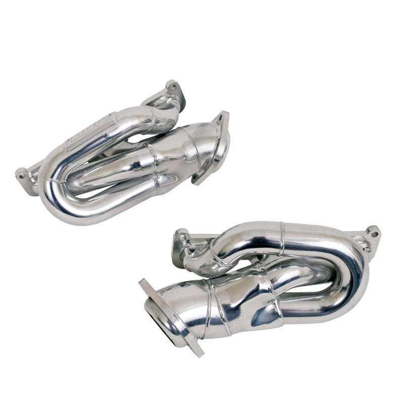 BBK 11-15 Ford Mustang 3.7L Shorty Tuned Length Headers - 1-5/8 Silver Ceramic (CARB EO 11-14 Only) BBK Headers & Manifolds  AXOPROS