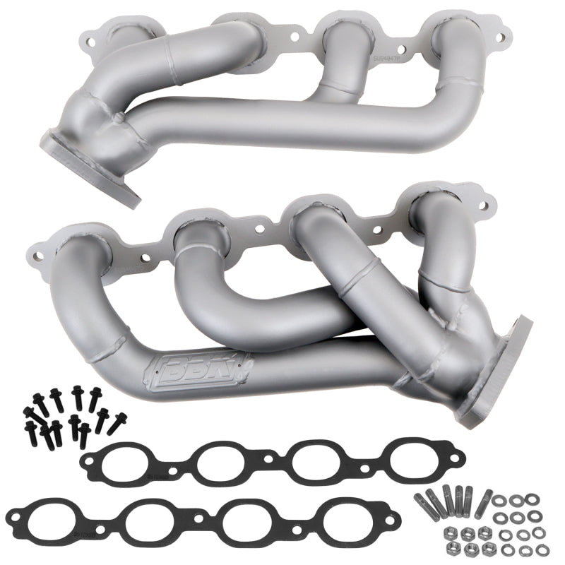 BBK 14-18 GM Truck 5.3/6.2 1 3/4in Shorty Tuned Length Headers - Titanium Ceramic BBK Headers & Manifolds  AXOPROS