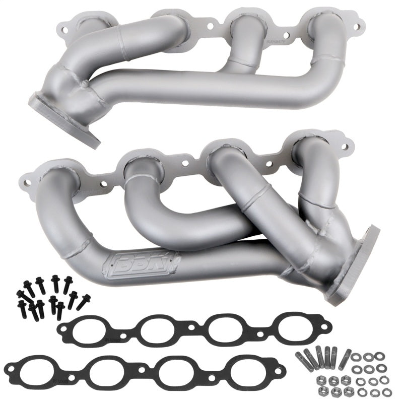 BBK 14-18 GM Truck 5.3/6.2 1 3/4in Shorty Tuned Length Headers - Titanium Ceramic BBK Headers & Manifolds  AXOPROS