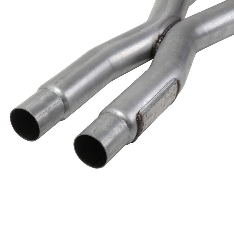 BBK 15-20 Ford Mustang GT 5.0L Resonator Delete X-Pipe (For Use w/Shorties Or Stock Manifolds) BBK Catback  AXOPROS