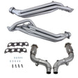 BBK 15-23 Ford Mustang GT 5.0 1-7/8in Long Tube Headers w/High Flow Catted Mid Pipe (Ti Ceramic) BBK Headers & Manifolds  AXOPROS