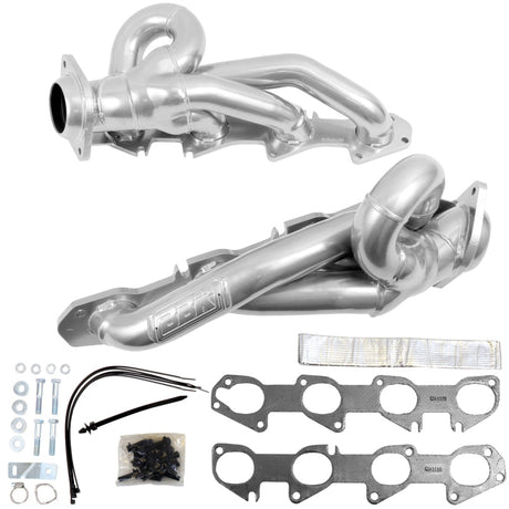 BBK 19-23 Dodge Ram 1500 5.7L (Ex. MegaCab) Shorty Tuned Exhaust Headers - 1-3/4in Silver Ceramic BBK Headers & Manifolds  AXOPROS