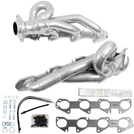 BBK 19-23 Dodge Ram 1500 5.7L (Ex. MegaCab) Shorty Tuned Exhaust Headers - 1-3/4in Silver Ceramic BBK Headers & Manifolds  AXOPROS
