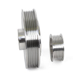 BBK 1996-2001 MUSTANG GT/COBRA 3 PC UNDER DRIVE PULLEY KIT (ALUMINUM) BBK Performance Parts Engine Under Drive Pulley Kit  AXOPROS