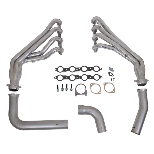 BBK 1999-2002 GM FULL SIZE TRUCK LONG TUBE EXHAUST HEADERS & Y PIPE (CERAMIC) BBK Performance Parts Exhaust Header  AXOPROS