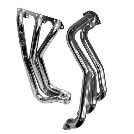 BBK 2007-2011 JEEP WRANGLER 3.8L 1-5/8 LONG TUBE HEADERS W/CATS Y PIPE (CHROME) BBK Performance Parts Exhaust Header  AXOPROS
