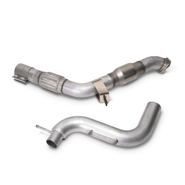 BBK 2015-17 MUSTANG ECOBOOST 3" HIGH FLOW CATTED DOWN PIPE BBK Performance Parts Exhaust Manifold Down Pipe  AXOPROS