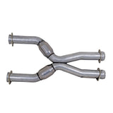 BBK 79-04 Mustang Coyote Swap Short Mid X Pipe w Catalytic Converters 3.0 For BBK Long Tube Headers BBK X Pipes  AXOPROS