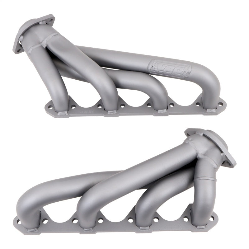 BBK 79-93 Mustang 351 Swap Shorty Unequal Length Exhaust Headers - 1-5/8 Titanium Ceramic BBK Headers & Manifolds  AXOPROS