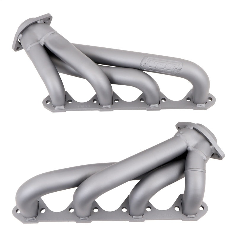 BBK 79-93 Mustang 351 Swap Shorty Unequal Length Exhaust Headers - 1-5/8 Titanium Ceramic BBK Headers & Manifolds  AXOPROS