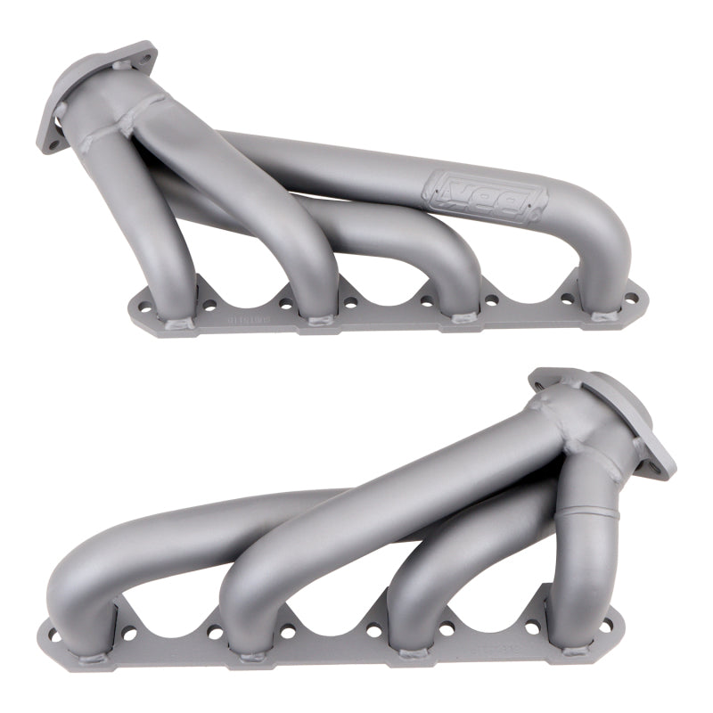BBK 79-93 Mustang 351 Swap Shorty Unequal Length Exhaust Headers - 1-5/8 Titanium Ceramic BBK Headers & Manifolds  AXOPROS