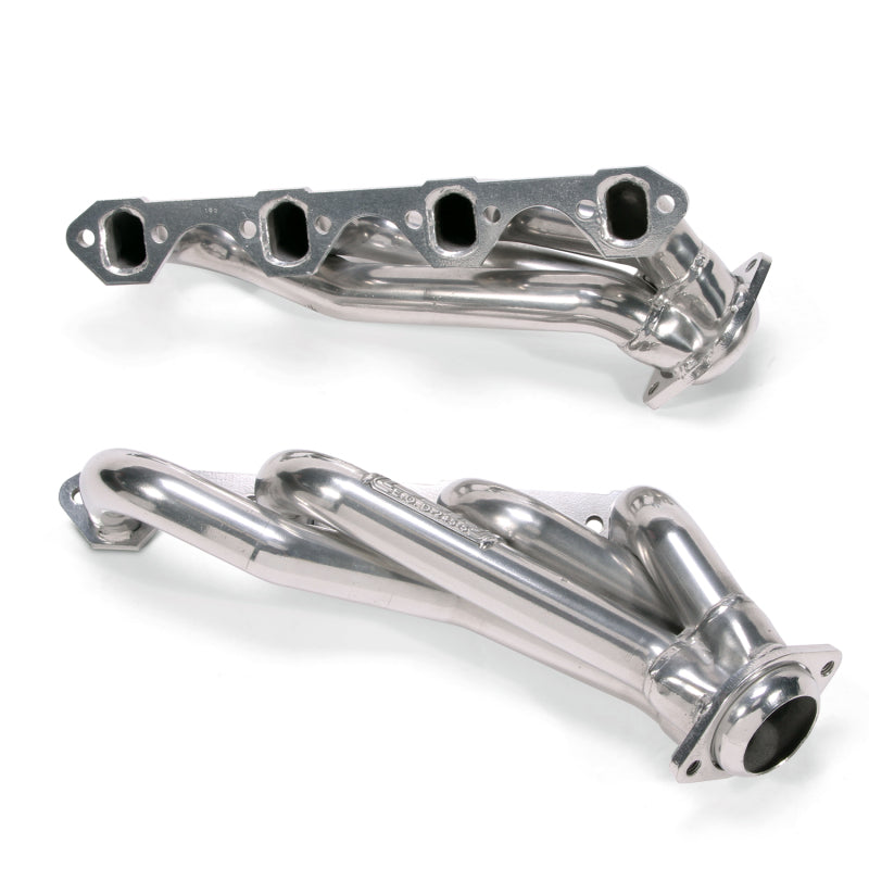 BBK 79-93 Mustang 5.0 Shorty Unequal Length Exhaust Headers - 1-5/8 Silver Ceramic BBK Headers & Manifolds  AXOPROS