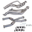 BBK 86-04 Ford Mustang Coyote Swap 1-3/4in Long Tube Headers w/High Flow Catted X-Pipe (Ti Ceramic) BBK Headers & Manifolds  AXOPROS