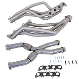 BBK 86-04 Ford Mustang Coyote Swap 1-3/4in Long Tube Headers w/High Flow Catted X-Pipe (Ti Ceramic) BBK Headers & Manifolds  AXOPROS