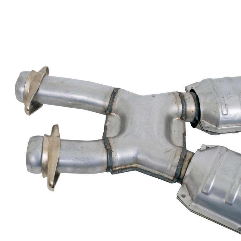 BBK 86-93 Mustang 5.0 High Flow X Pipe With Catalytic Converters - 2-1/2 BBK Catback  AXOPROS