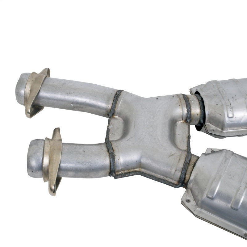 BBK 86-93 Mustang 5.0 High Flow X Pipe With Catalytic Converters - 2-1/2 BBK Catback  AXOPROS