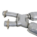 BBK 86-93 Mustang 5.0 High Flow X Pipe With Catalytic Converters - 2-1/2 BBK Catback  AXOPROS