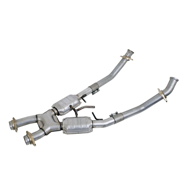BBK 86-93 Mustang 5.0 High Flow X Pipe With Catalytic Converters - 2-1/2 BBK Catback  AXOPROS