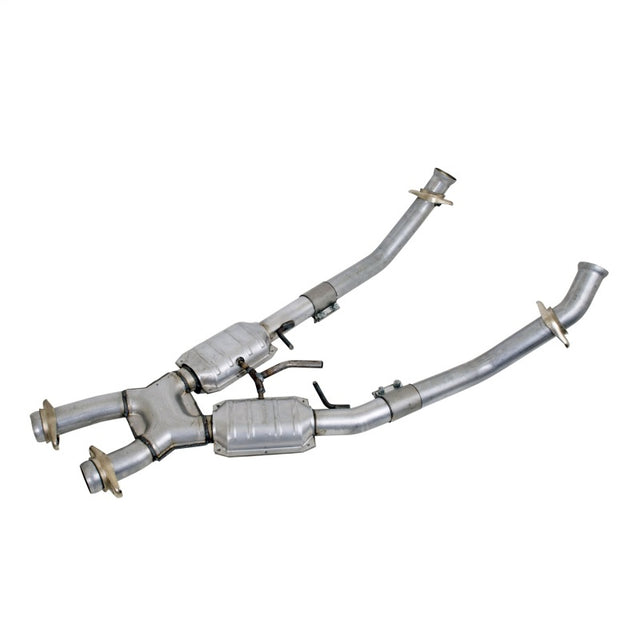 BBK 86-93 Mustang 5.0 High Flow X Pipe With Catalytic Converters - 2-1/2 BBK Catback  AXOPROS