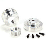 BBK 86-93 Mustang 5.0 Underdrive Pulley Kit - Lightweight CNC Billet Aluminum (3pc) BBK Pulleys - Crank, Underdrive  AXOPROS