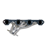 BBK 87-95 Ford F150 Truck 5.0 302 Shorty Unequal Length Exhaust Headers - 1-5/8 Silver Ceramic - AXOPROS