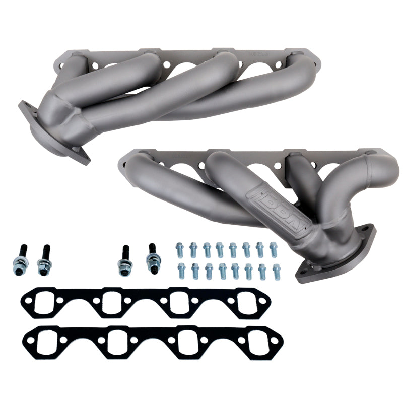 BBK 87-95 Ford F150 Truck 5.0 302 Shorty Unequal Length Exhaust Headers - 1-5/8 Titanium Ceramic BBK Headers & Manifolds  AXOPROS