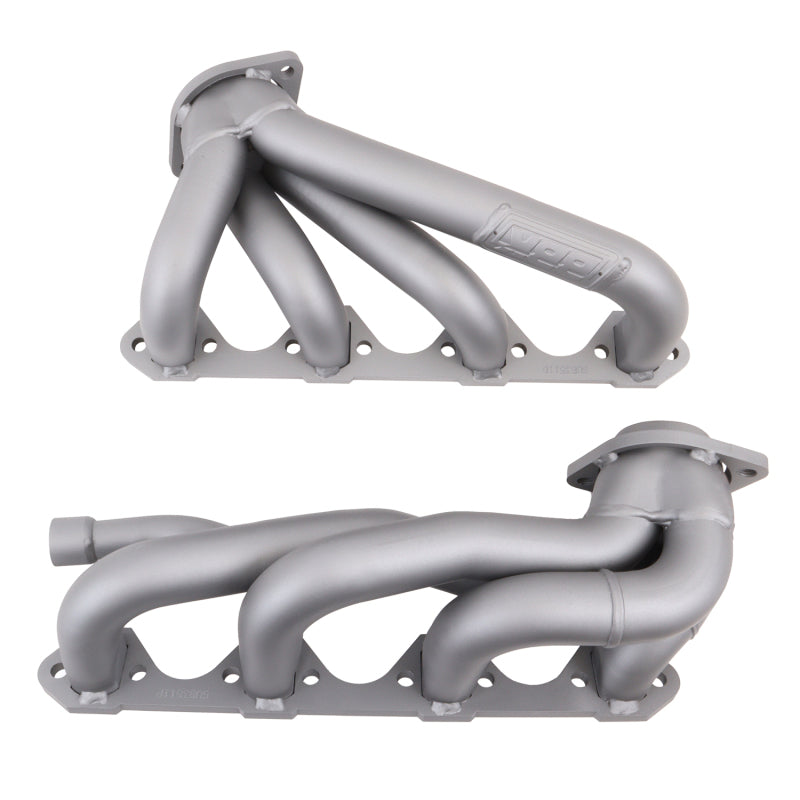BBK 87-95 Ford F150 Truck 5.8 351 Shorty Unequal Length Exhaust Headers - 1-5/8 Titanium Ceramic BBK Headers & Manifolds  AXOPROS