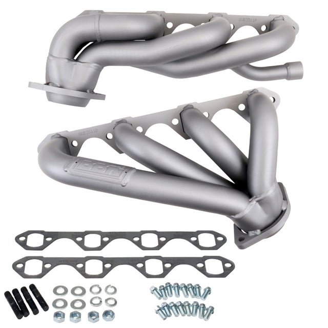BBK 87-95 Ford F150 Truck 5.8 351 Shorty Unequal Length Exhaust Headers - 1-5/8 Titanium Ceramic BBK Headers & Manifolds  AXOPROS