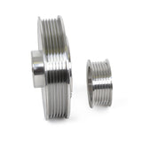 BBK 96-01 Mustang 4.6 GT Cobra Underdrive Pulley Kit - Lightweight CNC Billet Aluminum (3pc) BBK Pulleys - Crank, Underdrive  AXOPROS