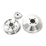 BBK 96-01 Mustang 4.6 GT Cobra Underdrive Pulley Kit - Lightweight CNC Billet Aluminum (3pc) BBK Pulleys - Crank, Underdrive  AXOPROS
